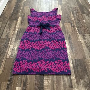 Lilly Pulitzer Navy and Pink Dress